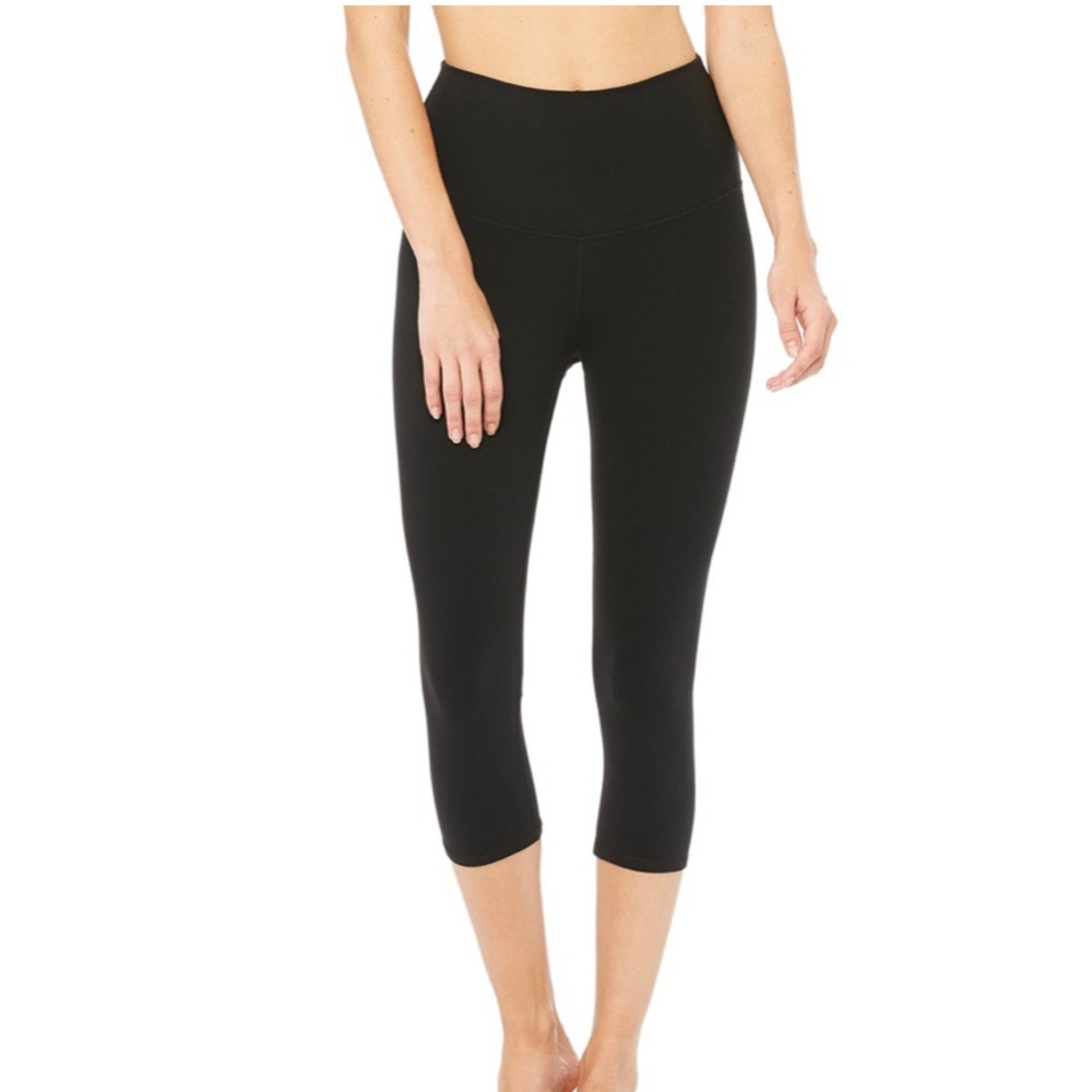 Alo Yoga High Waist Airbrush Capri, XXS, b…